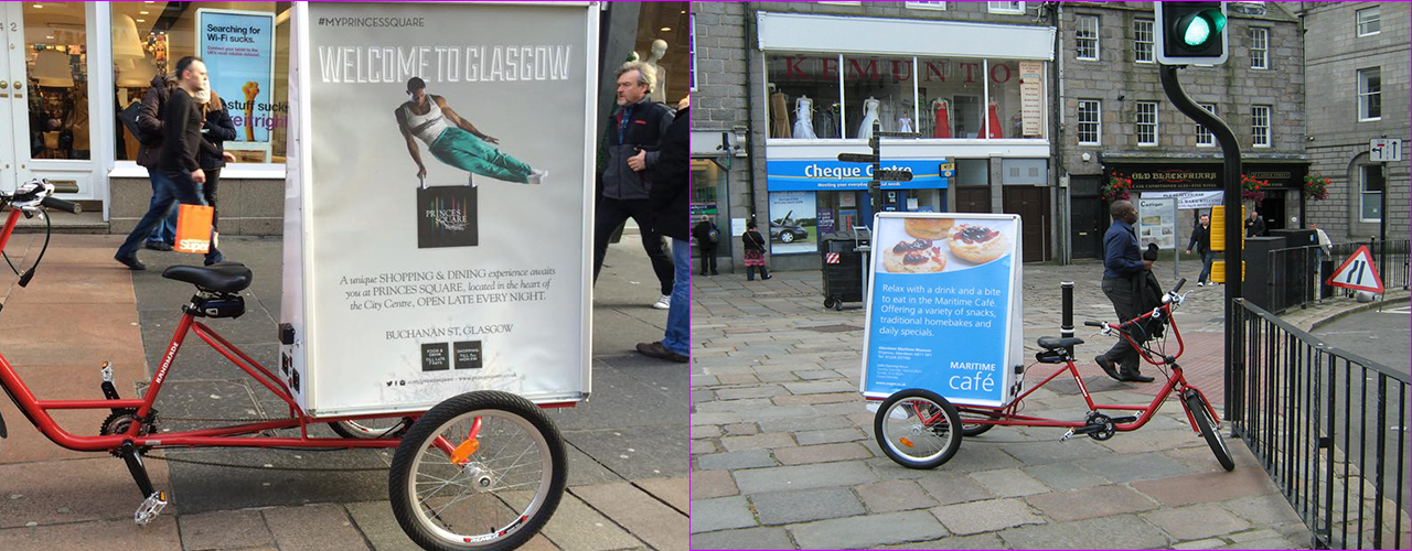 Adbikes and ad trikes in Manchester
